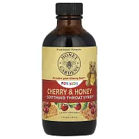 Honey Gardens, For Kids, Soothing Throat Syrup, Cherry &amp; Honey , 4 fl oz (118 ml)