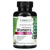 Emerald Laboratories, CoEnzymated Women&#x27;s 1-Daily Multi, 30 Vegetable Caps