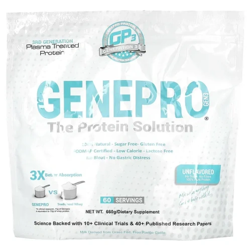 GENEPRO, The Protein Solution, Unflavored, 660 g