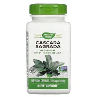 Nature&#x27;s Way, Cascara Sagrada, 270 mg, 180 Vegan Capsules