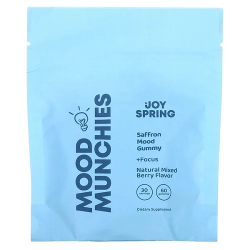 JoySpring, Mood Munchies, Natural Mixed Berry , 60 Gummies