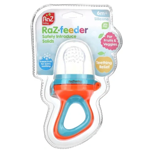 RaZbaby, Raz-Feeder, 6m+, Red &amp; Blue, 1 Feeder