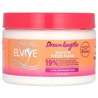 L&#x27;Oréal, Elvive, Dreamlengths, Savior Fiber Mask, For Long, Weakened Hair, 12 fl oz (355 ml)