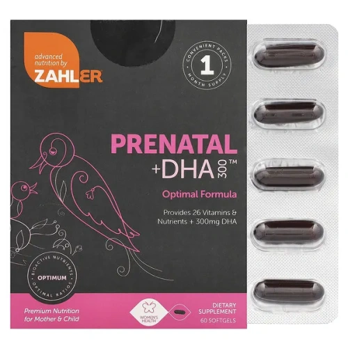 Zahler, Prenatal + DHA 300, 120 Softgels