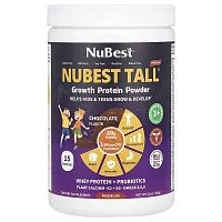 NuBest, Tall, Growth Protein Powder, For Kids &amp; Teens 2+, Chocolate, 12 oz (340 g)