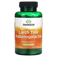 Swanson, Larch Tree Arabinogalactan, 500 mg, 90 Capsules