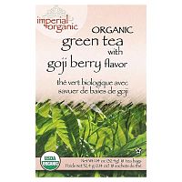 Uncle Lee&#x27;s Tea, Imperial Organic, Green Tea with Goji Berry, 18 Tea Bags, 1.14 oz (32.4 g)