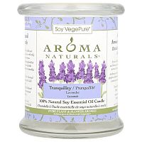 Aroma Naturals, Soy VegePure®, 100% Natural Soy Essential Oil Candle, Tranquility, Lavender, 8.8 oz (260 g)