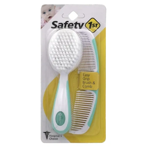 Safety 1st, Easy Grip Brush &amp; Comb, 2 Pieces