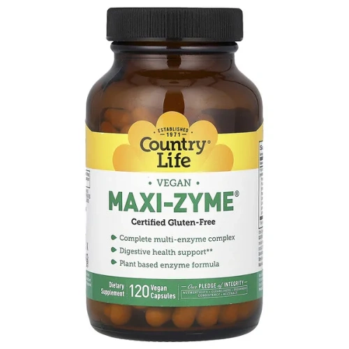 Country Life, Maxi-Zyme, 120 Vegan Capsules