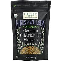 Frontier Natural Products, Organic German Chamomile Flowers, 1.66 oz (47 g)