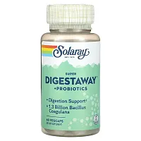 Solaray, Super Digestaway + Probiotics, 60 VegCaps