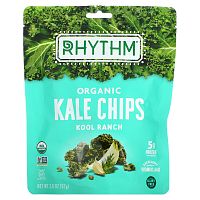 Rhythm Superfoods, Органические чипсы из капусты, Kool Ranch, 57 г (2 унции)