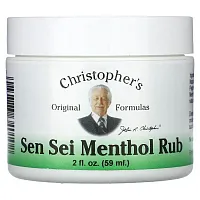 Christopher&#x27;s Original Formulas, Sen Sei Menthol Rub, 2 fl oz (59 ml)