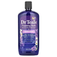 Dr. Teal&#x27;s, Foaming Bath With Pure Epsom Salt, With  Melatonin, Lavender &amp; Chamomile, 34 fl oz (100 ml)