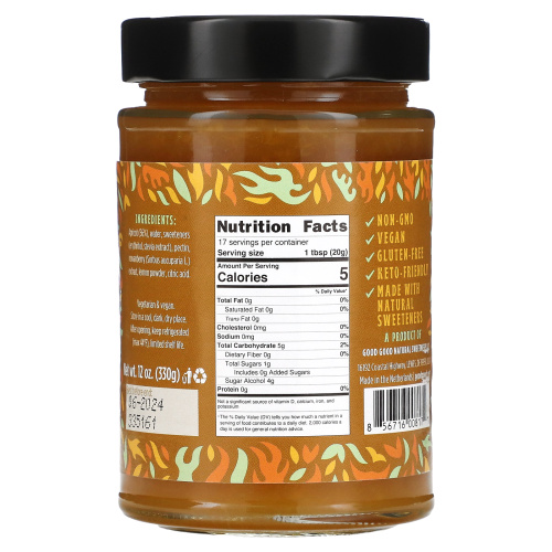 GOOD GOOD, Apricot Jam, 12 oz (330 g) фото 2