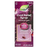 Nature&#x27;s Way, Umcka, Cold Relief Syrup, Ages 1+, Cherry, 4 fl oz (120 ml)