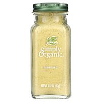 Simply Organic, Горчица, 3.07 унций (87 г)