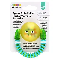 Lamaze, Spin &amp; Smile Rattle, 0+ Months, 1 Count