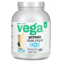 Vega, Plant-Based Protein Made Simple, Vanilla, 4 lbs (0.1 oz)