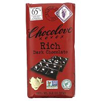 Chocolove, Насыщенный темный шоколад, 65% какао, 90 г (3,2 унции)