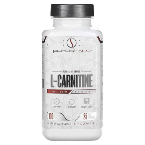 Purus Labs, Foundation Series, L-Carnitine, 100 Gelatin Capsules