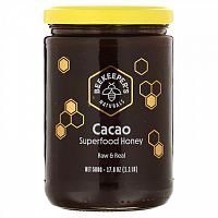 Beekeeper's Naturals, Superfood Honey, какао, 500 г (17,6 унции)