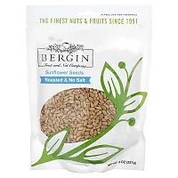 Bergin Fruit and Nut Company, Sunflower Seeds, Roasted &amp; No Salt, 8 oz (227 g)