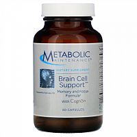 Metabolic Maintenance, Brain Cell Support, добавка для здоровья мозга, 60 капсул