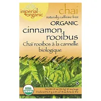 Uncle Lee&#x27;s Tea, Imperial Organic, Cinnamon Rooibos Chai, Caffeine Free, 18 Tea Bags, 1.14 oz (32.4 g)