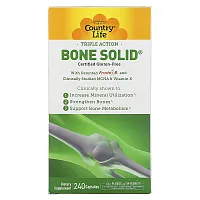 Country Life, Triple Action Bone Solid, 240 Capsules