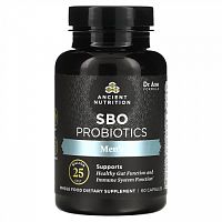 Ancient Nutrition, Men's SBO Probiotics, 25 Billion CFU, 60 Capsules