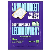 Legendary Foods, Protein Pastry, Blueberry, 10 Pack, 2.2 oz (61 g) Each