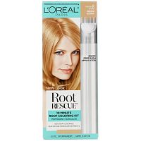 L'Oreal, Комплект для окрашивания корней за 10 минут Root Rescue, оттенок 8 средний блонд, на 1 применение