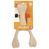 BetterBone, Tough Chew Bone, Large, Beef, 1 Toy