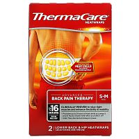 ThermaCare, Advanced Back Pain Therapy, SM, 2 тепловых обертывания для нижней части спины и бедер