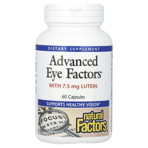 Natural Factors, Advanced Eye Factors, 60 Capsules