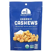 Mavuno Harvest, Organic Cashews, Roasted with Sea Salt, 4 oz (112 g)