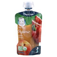 Gerber, Organic for Baby, 2nd Foods, яблоки и персики, 99 г (3,5 унции)