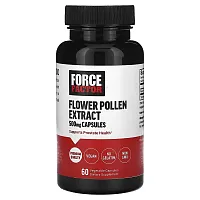 Force Factor, Flower Pollen Extract, 500 mg, 60 Vegetable Capsules