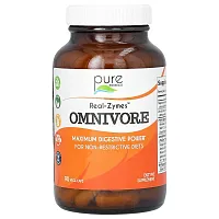 Pure Essence, Real-Zymes, Omnivore, 90 Vegi-Caps