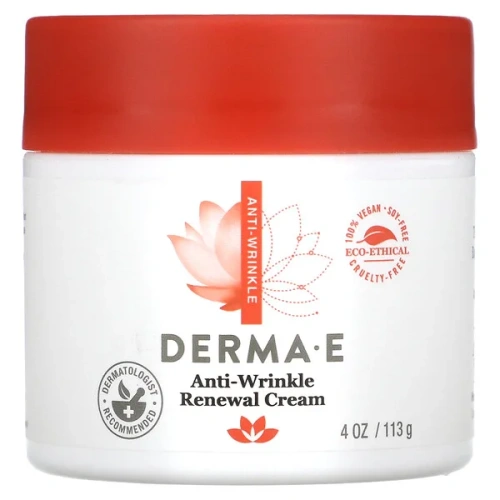 DERMA E, Anti-Wrinkle Renewal Cream, 4 oz (113 g)