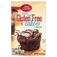 Betty Crocker, Смесь для выпечки Devil's Food, без глютена, 425 г (15 унций)