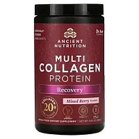 Dr. Axe / Ancient Nutrition, Multi Collagen Protein, Recovery, Mixed Berry, 9.45 oz (268 g)