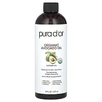 Pura D&#x27;or, Organic Avocado Oil, 16 fl oz (473 ml)