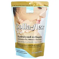 Bio Nutrition, Colla-Flex, Hydrolyzed Collagen with Boswellia, Silica &amp; Vitamin C, Natural Vanilla, 240 g