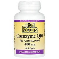 Natural Factors, Coenzyme Q10, 400 mg, 60 Softgels