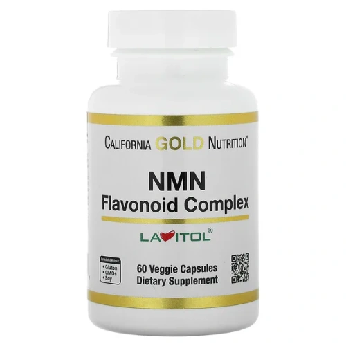 California Gold Nutrition, NMN Flavonoid Complex, 60 Veggie Capsules