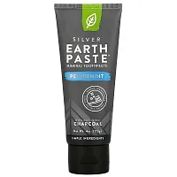 Redmond Trading Company, Earth Paste, Mineral Toothpaste, Peppermint Charcoal, 4 oz (113 g)