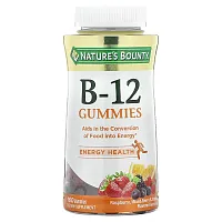 Nature&#x27;s Bounty, B-12 Gummies, Raspberry, Mixed Berry &amp; Orange, 160 Gummies